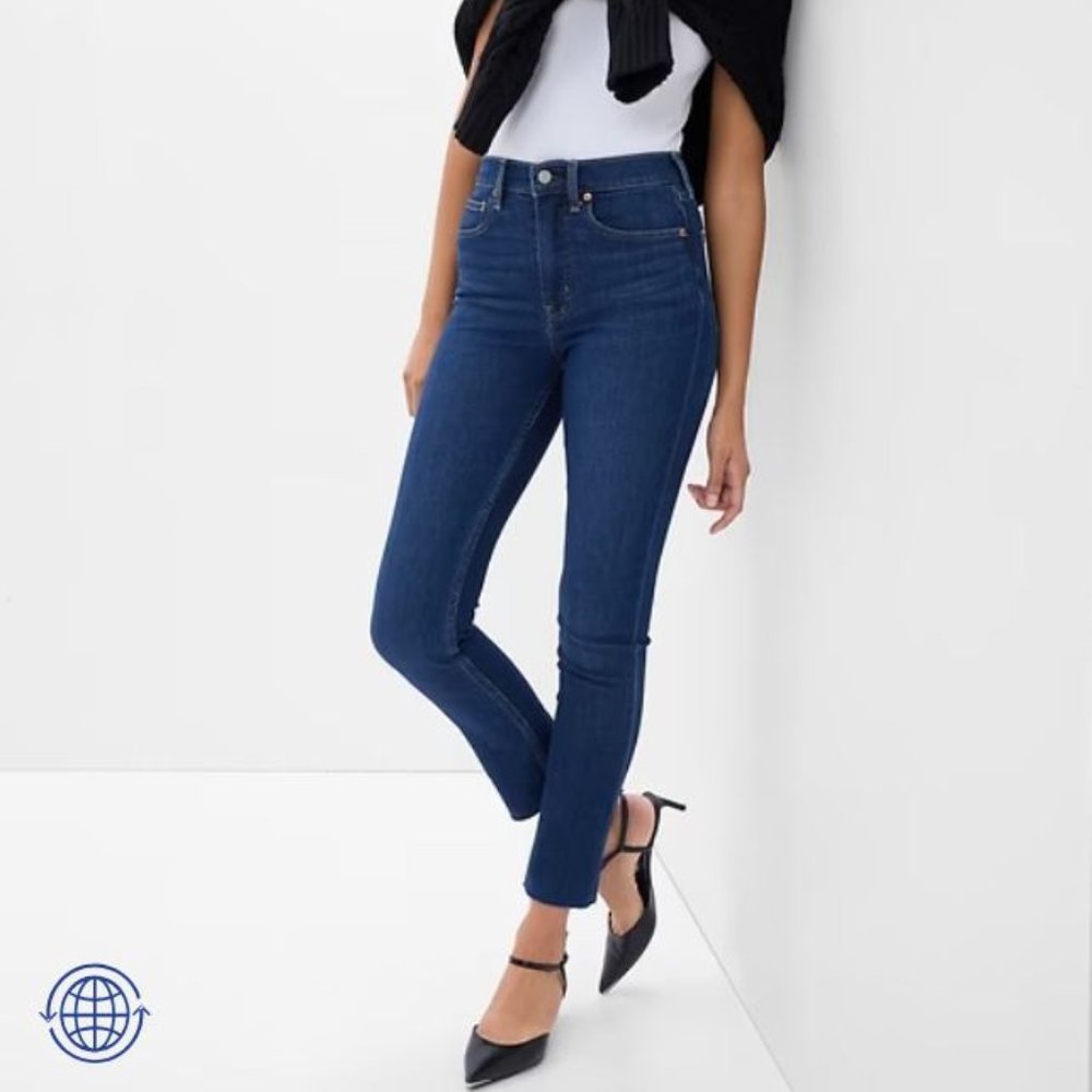 Gap High Rise Vintage Slim Jeans with Washwell
